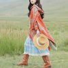 Chale Tibetano con Diseño Sencillo Tibetan Simple Pattern Shawl