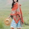 Chale Tibetano con Diseño Sencillo Tibetan Simple Pattern Shawl