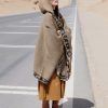 Chaleco con Capucha de Flores Pequeñas Tibetano Tibetan Small Floral Hooded Shawl