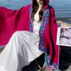 Chaleco con Capucha de Flores Pequeñas Tibetano Tibetan Small Floral Hooded Shawl