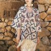 Bufanda Envolvente de Rayas Tibetana de Poliéster Tibetan Polyester Striped Shawl Wrap
