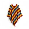 Xale Aconchegante de Viagem com Design de Borlas Tibetanas Tibetan Tassel Design Cozy Travel Shawl