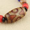 Collar de Protección con Cuenta Dzi de Tres Ojos Tibetana Tibetan Three-Eye Dzi Bead Protection Necklace