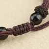 Collar de Protección con Cuenta Dzi de Tres Ojos Tibetana Tibetan Three-Eye Dzi Bead Protection Necklace