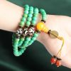 Collar de Mala de Turquesa Tibetana para el Equilibrio Tibetan Turquoise Mala Balance Necklace