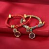 Pulsera amuleto de la Diosa de la Riqueza Zakiram tibetana Tibetan Zakiram Goddess of Wealth Amulet Bracelet