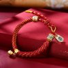 Pulsera amuleto de la Diosa de la Riqueza Zakiram tibetana Tibetan Zakiram Goddess of Wealth Amulet Bracelet
