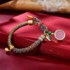 Pulsera amuleto de la Diosa de la Riqueza Zakiram tibetana Tibetan Zakiram Goddess of Wealth Amulet Bracelet