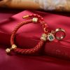 Pulsera amuleto de la Diosa de la Riqueza Zakiram tibetana Tibetan Zakiram Goddess of Wealth Amulet Bracelet