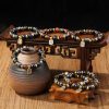 Pulsera de la Diosa de la Riqueza Zakiram Tibetana de Vidrio Liuli Tibetan Zakiram Goddess of Wealth Liuli Glass Luck Bracelet