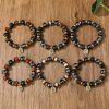 Pulsera de la Diosa de la Riqueza Zakiram Tibetana de Vidrio Liuli Tibetan Zakiram Goddess of Wealth Liuli Glass Luck Bracelet