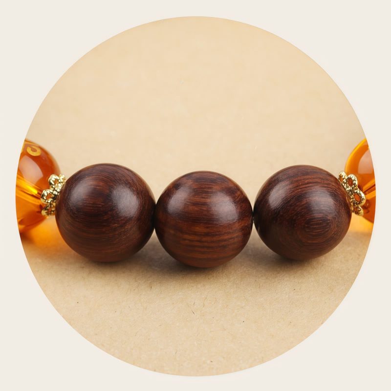 Pulsera Tibetana de Madera Zhennan Om Mani Padme Hum Tibetan Zhennan Wood Om Mani Padme Hum Bracelet
