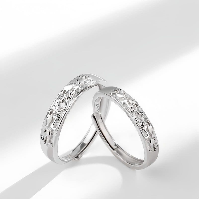 Anillo de Pareja Ajustable Pixiu en Plata 925 925 Silver Adjustable PiXiu Couple Ring