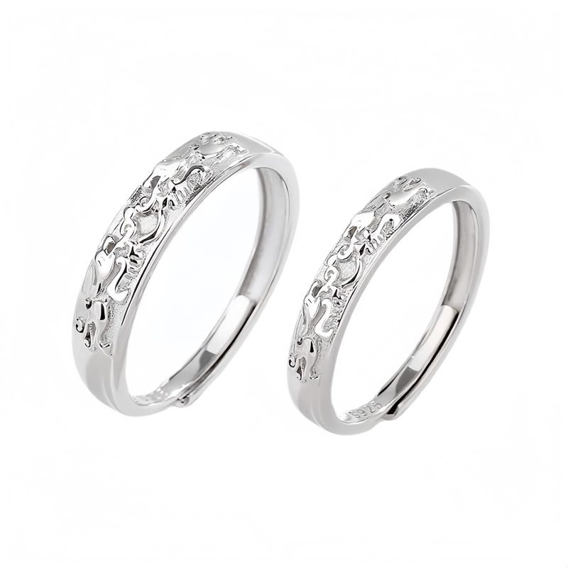 Anillo de Pareja Ajustable Pixiu en Plata 925 925 Silver Adjustable PiXiu Couple Ring