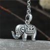 Collar con colgante de elefante de plata 990: símbolo de fuerza 990 Silver Elephant Strength Necklace Pendant