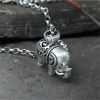 Collar con colgante de elefante de plata 990: símbolo de fuerza 990 Silver Elephant Strength Necklace Pendant