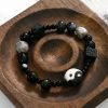 Pulsera de Protección de Ónix Negro con Jaspe Picasso Black Onyx Protection Bracelet with Picasso Jasper