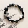 Pulsera de Protección de Ónix Negro con Jaspe Picasso Black Onyx Protection Bracelet with Picasso Jasper
