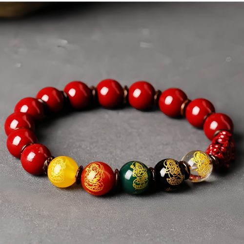 Pulsera Pixiu de Cinabrio para la Protección de la Riqueza Pulsera Pixiu de Cinabrio para la Protección de la Riqueza