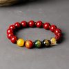 سوار يد من الزنجفر يحمي الثروة ويجلب الحظ السعيد (بي شيو) Cinnabar PiXiu Wealth Protection Bracelet