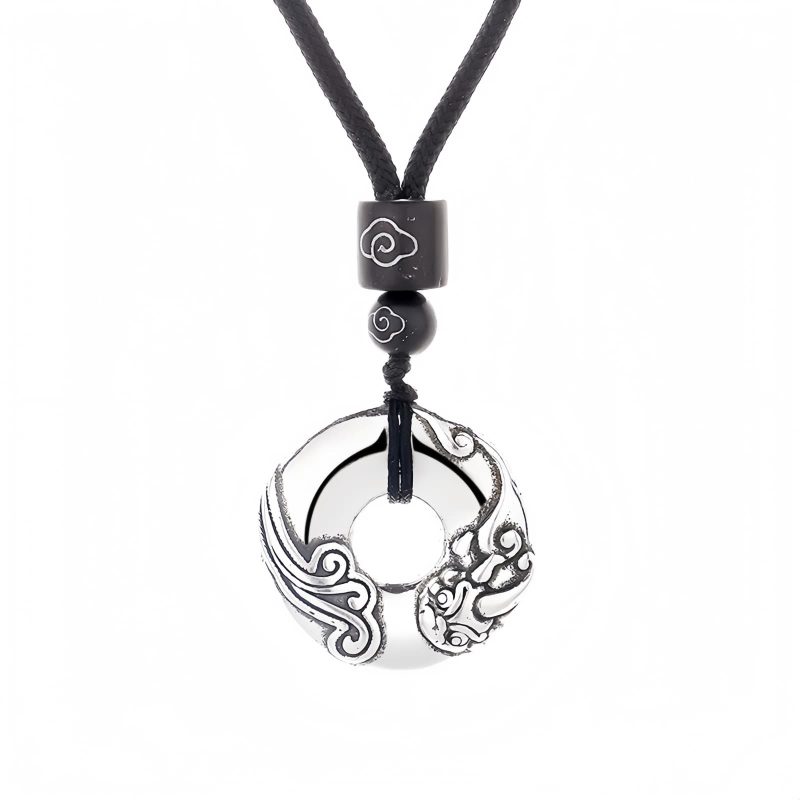 Collar con dije de Pixiu de cobre para la prosperidad Copper PiXiu Wealth Necklace Pendant