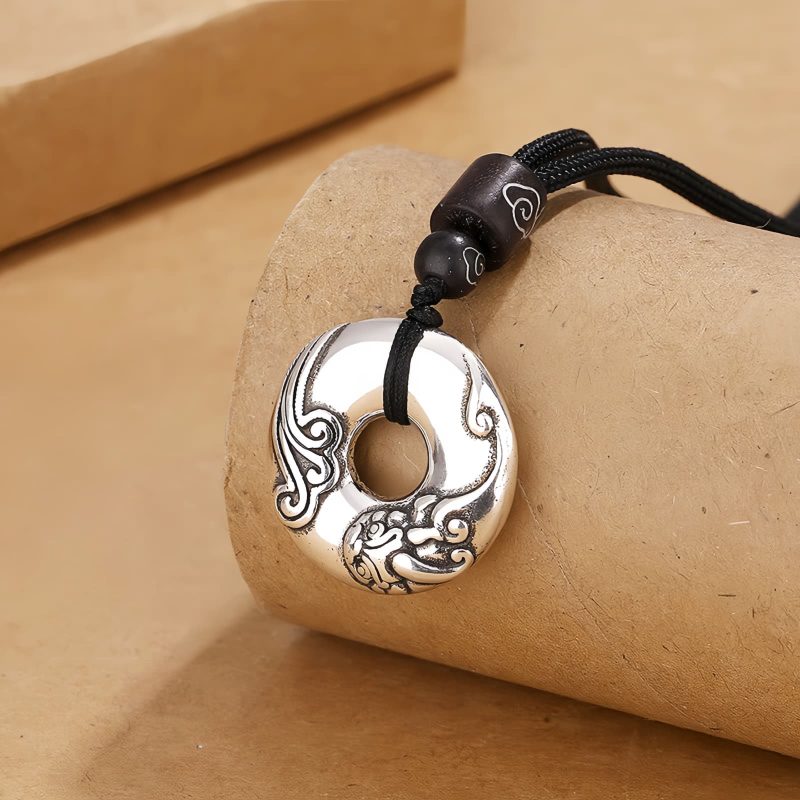Collar con dije de Pixiu de cobre para la prosperidad Copper PiXiu Wealth Necklace Pendant