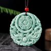 Collar de Equilibrio Dragón Jade Yin Yang Dragon Jade Yin Yang Balance Necklace