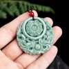 Collar de Equilibrio Dragón Jade Yin Yang Dragon Jade Yin Yang Balance Necklace