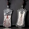 風水 朱砂 ピーシュー ネックレス ペンダント Feng Shui Cinnabar PiXiu Necklace Pendant