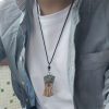 風水 朱砂 ピーシュー ネックレス ペンダント Feng Shui Cinnabar PiXiu Necklace Pendant
