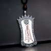 風水 朱砂 ピーシュー ネックレス ペンダント Feng Shui Cinnabar PiXiu Necklace Pendant