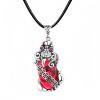 Collar con Pixiu y Granate para la Abundancia y la Buena Suerte Garnet PiXiu Wealth Luck Necklace