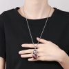 Collar con Pixiu y Granate para la Abundancia y la Buena Suerte Garnet PiXiu Wealth Luck Necklace
