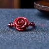 Anillo de Granate Pixiu Om Mani Padme Hum Garnet PiXiu Om Mani Padme Hum Ring