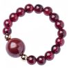 Anillo de Granate Pixiu Om Mani Padme Hum Garnet PiXiu Om Mani Padme Hum Ring