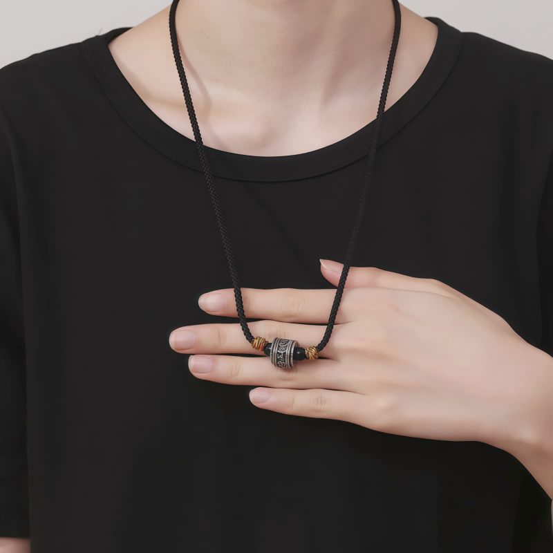 Collar de Cobre Tibetano Om Mani Padme Hum PiXiu Tibet Om Mani Padme Hum PiXiu Copper Necklace