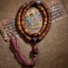 Pulseira Mala Tibetana 108 Contas de Osso de Iaque Dzi PiXiu Tibetan 108 Mala Yak Bone Dzi PiXiu Bracelet