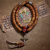 Pulseira Mala Tibetana 108 Contas de Osso de Iaque Dzi PiXiu Tibetan 108 Mala Yak Bone Dzi PiXiu Bracelet