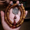 Pulseira Mala Tibetana 108 Contas de Osso de Iaque Dzi PiXiu Tibetan 108 Mala Yak Bone Dzi PiXiu Bracelet