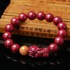 Pulsera Tibetana de Cinabrio Pixiu para la Calma Tibetan Cinnabar Pixiu Calm Bracelet