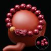 Pulsera Tibetana de Cinabrio Pixiu para la Calma Tibetan Cinnabar Pixiu Calm Bracelet