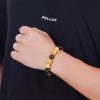 Tibetan Obsidian Om Mani Padme Hum Bracelet Tibetan Obsidian Om Mani Padme Hum Bracelet