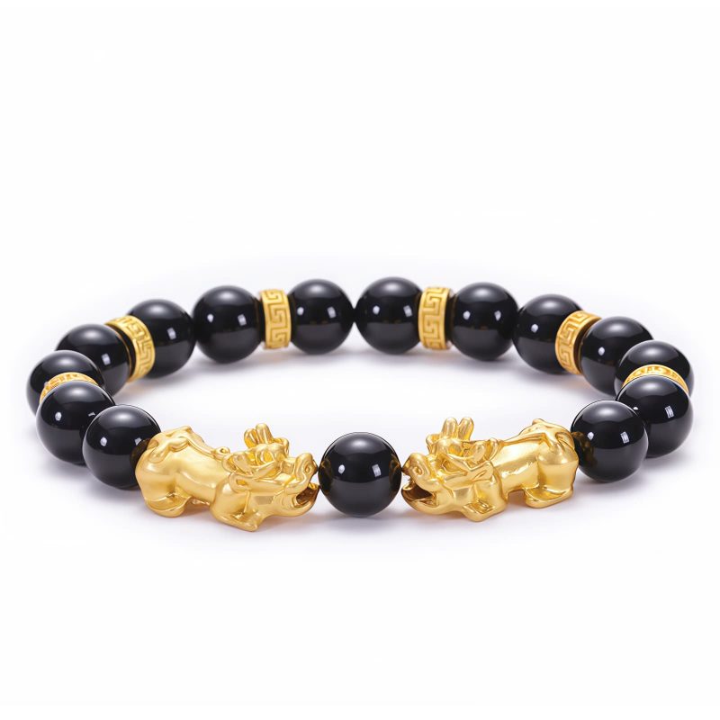 Tibetan Obsidian Om Mani Padme Hum Bracelet Tibetan Obsidian Om Mani Padme Hum Bracelet