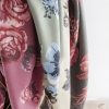 Chale Tibetano con Estampado de Rosas de Poliéster Tibetan Polyester Rose Print Shawl