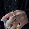 チベット産ターコイズ&レッドアゲート貔貅(ピィシュー)プロテクションリング Tibetan Turquoise Red Agate PiXiu Protection Ring
