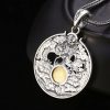 Collar con colgante de cobre Yin Yang Bagua Yin Yang Bagua Copper Pendant Necklace