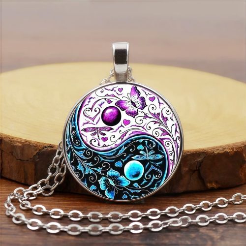 Collar con Colgante de Equilibrio Yin Yang de Cobre Collar con Colgante de Equilibrio Yin Yang de Cobre