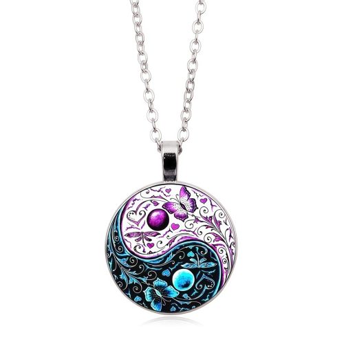Collar con Colgante de Equilibrio Yin Yang de Cobre Collar con Colgante de Equilibrio Yin Yang de Cobre