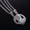 Colar de Casal Yin Yang em Liga Metálica Yin Yang Alloy Couple Necklace