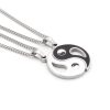 Colar de Casal Yin Yang em Liga Metálica Yin Yang Alloy Couple Necklace